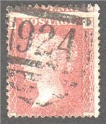 Great Britain Scott 33 Used Plate 146 - PD